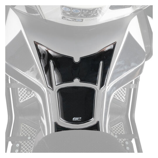 GP Kompozit Honda PCX 125 / 150 2025-2026 Uyumlu Yeni Seri Tank Pad Karbon (1)