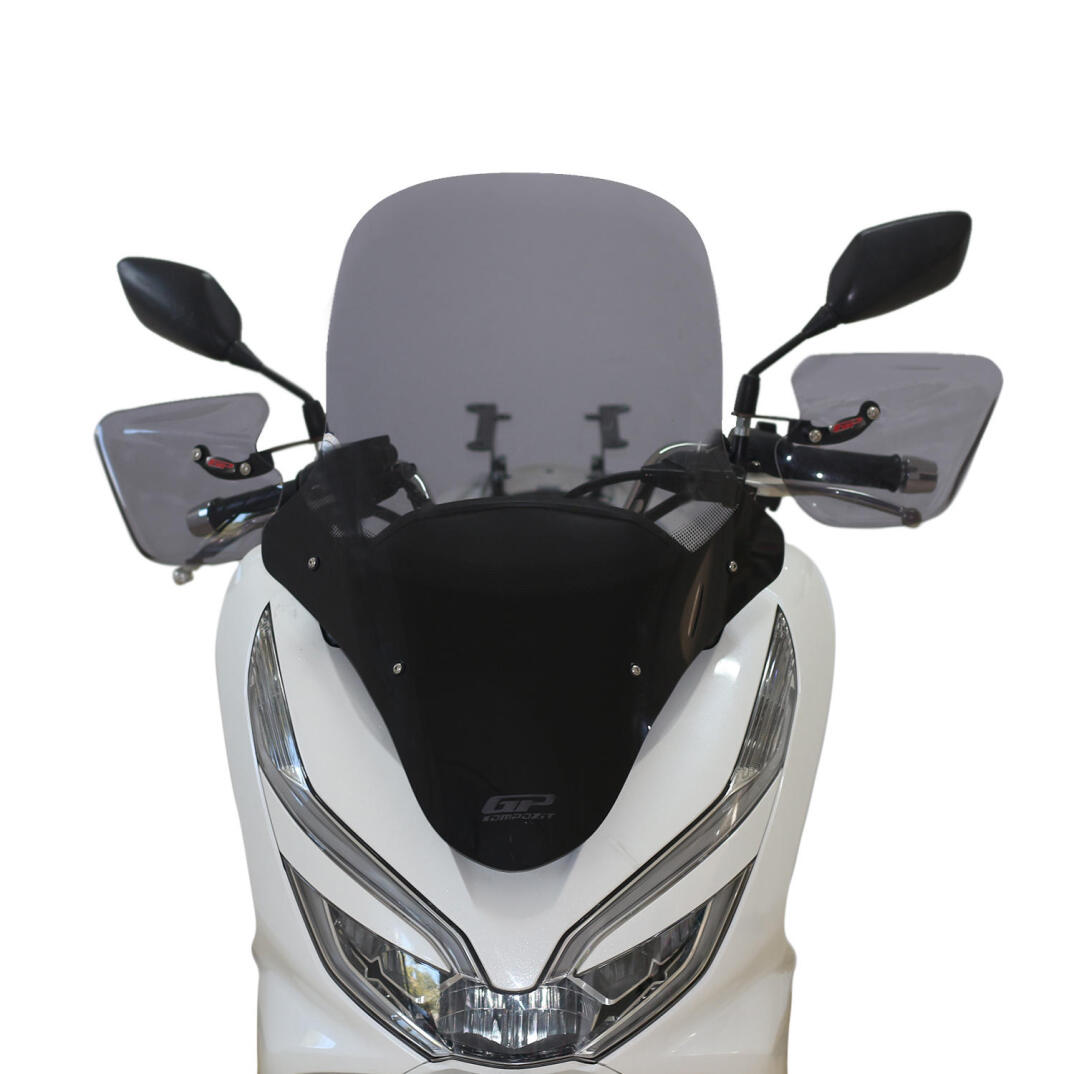 GP Kompozit Honda PCX 125 2018-2020 Uyumlu Ön Tur Camı Füme - 2