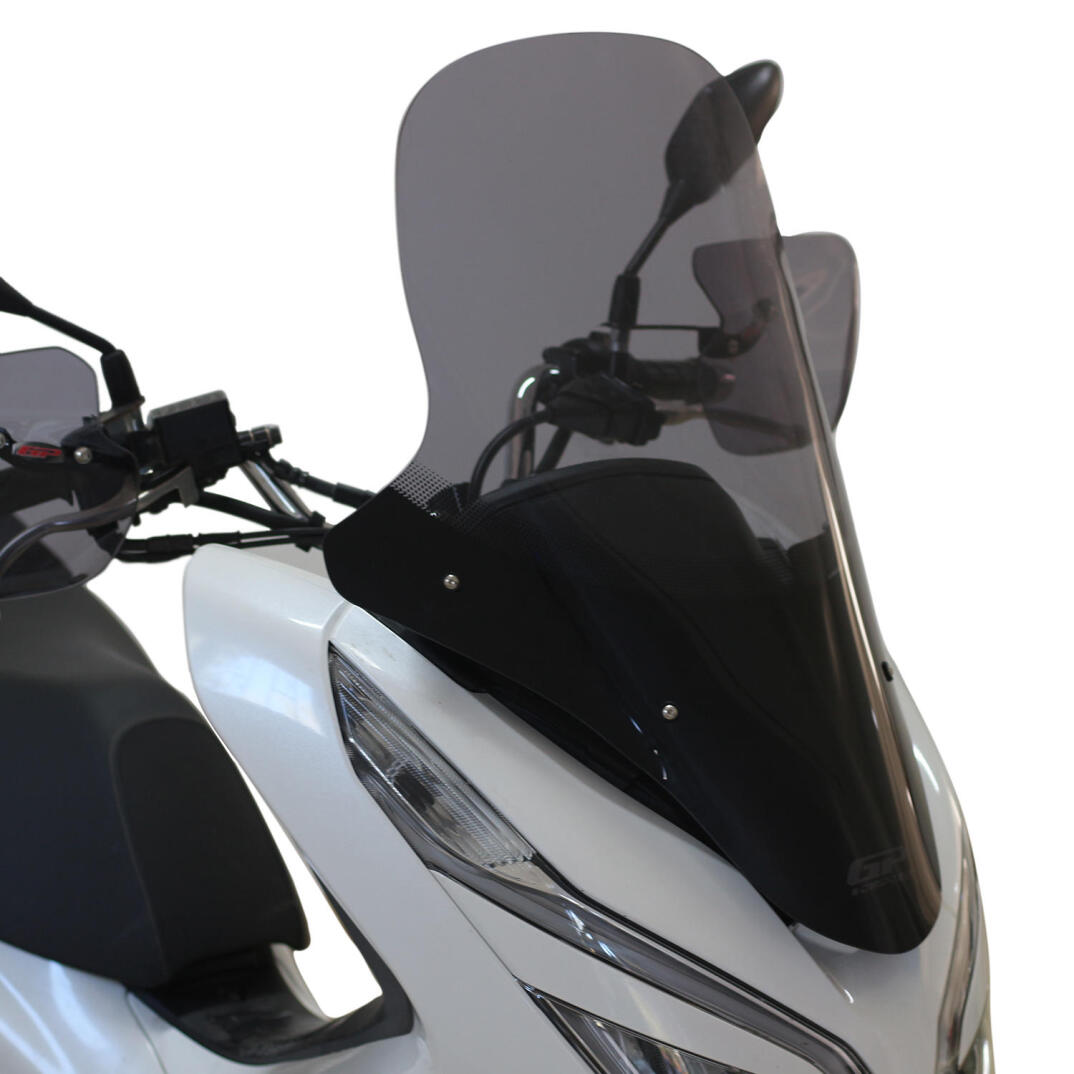GP Kompozit Honda PCX 125 2018-2020 Uyumlu Ön Tur Camı Füme - 3