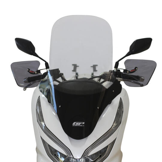 GP Kompozit Honda PCX 125 2018-2020 Uyumlu Ön Tur Camı Şeffaf (1)