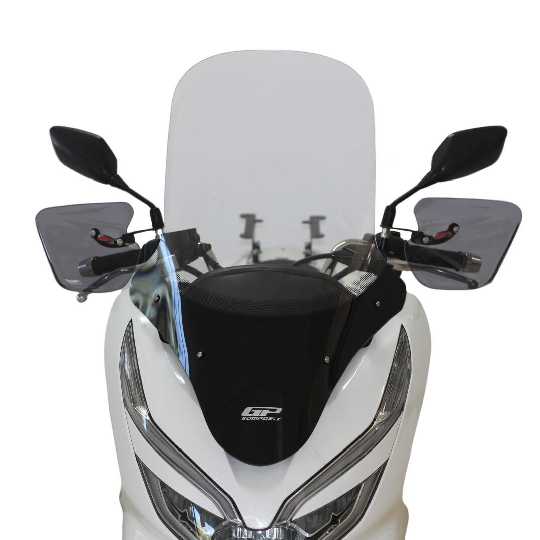 GP Kompozit Honda PCX 125 2018-2020 Uyumlu Ön Tur Camı Şeffaf - 2