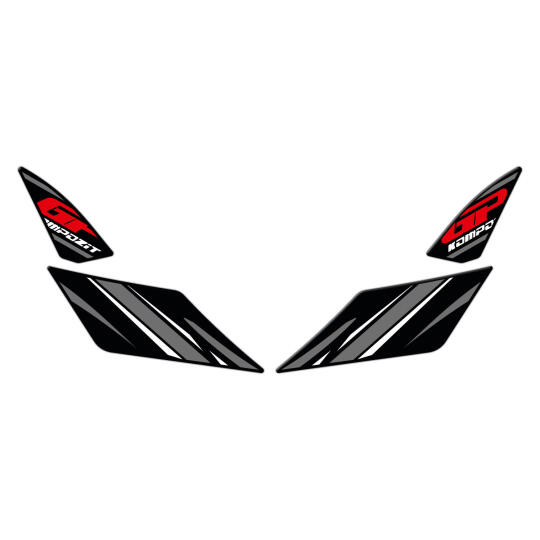 GP Kompozit Honda PCX 125 2021-2024 Uyumlu Artçı Ayak Pad Gri 