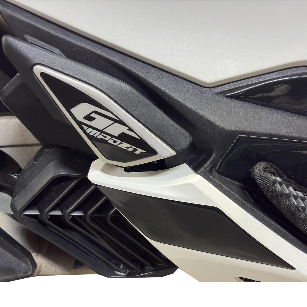 GP Kompozit Honda PCX 125 2021-2024 Uyumlu Artçı Ayak Pad Siyah - 2