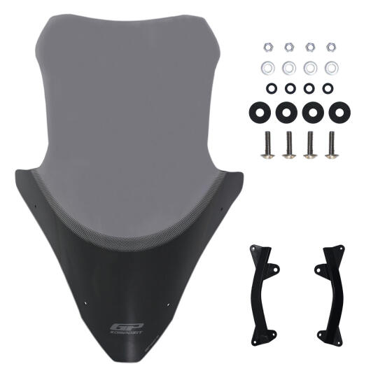 GP Kompozit Honda PCX 125 2021-2024 Uyumlu Ön Cam Füme - 7