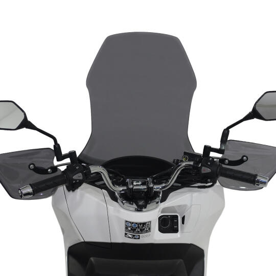 GP Kompozit Honda PCX 125 2021-2024 Uyumlu Ön Tur Camı Füme - 4