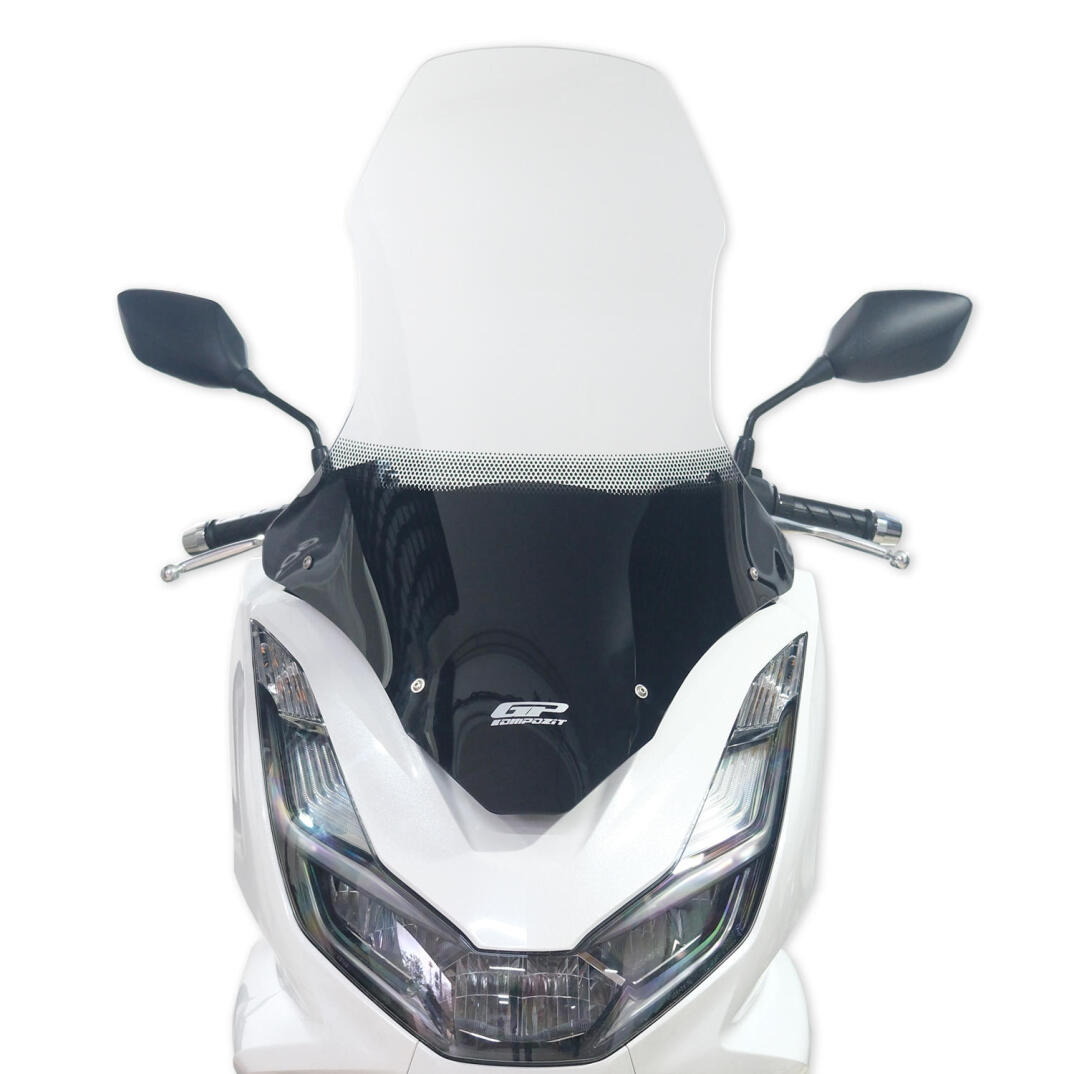 GP Kompozit Honda PCX 125 2021-2024 Uyumlu Ön Tur Camı Şeffaf - 2