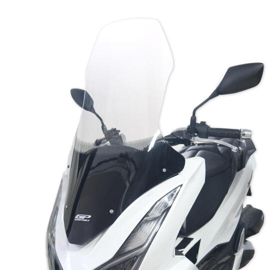 GP Kompozit Honda PCX 125 2021-2024 Uyumlu Ön Tur Camı Şeffaf - 4