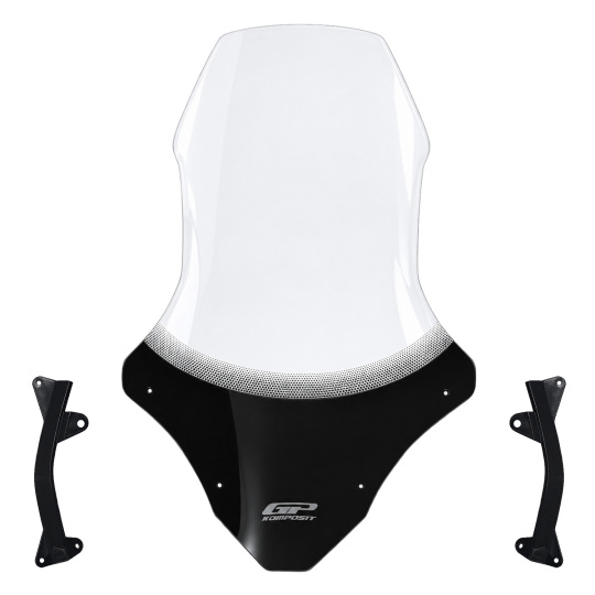 GP Kompozit Honda PCX 125 2021-2024 Uyumlu Ön Tur Camı Şeffaf