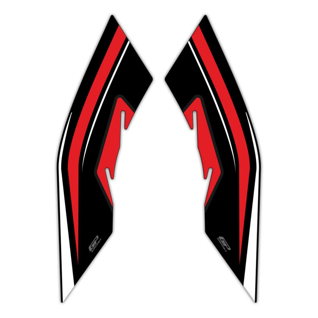 GP Kompozit Honda PCX 125 2021-2024 Uyumlu Yan Ayak Pad Kırmızı - 1