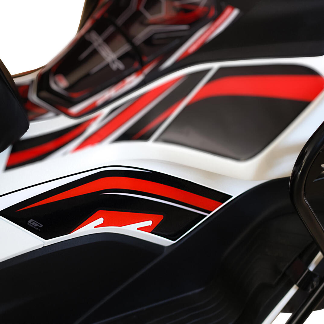 GP Kompozit Honda PCX 125 2021-2024 Uyumlu Yan Ayak Pad Kırmızı - 2