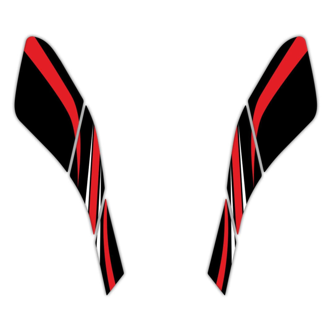 GP Kompozit Honda PCX 125 2021-2024 Uyumlu Yan Pad Kırmızı - 1