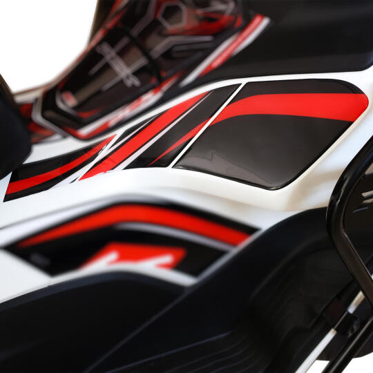 GP Kompozit Honda PCX 125 2021-2024 Uyumlu Yan Pad Kırmızı (1)