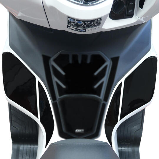 GP Kompozit Honda PCX 125 2021-2024 Uyumlu Yan Pad Siyah (1)