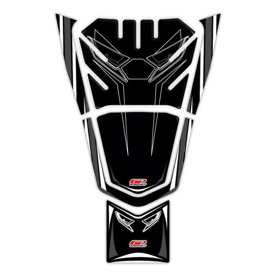 GP Kompozit Honda PCX 125 2021-2024 Uyumlu Yeni Seri Tank Pad Gri