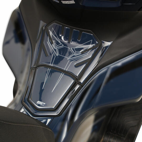 GP Kompozit Honda PCX 125 2021-2024 Uyumlu Yeni Seri Tank Pad Mavi (1)