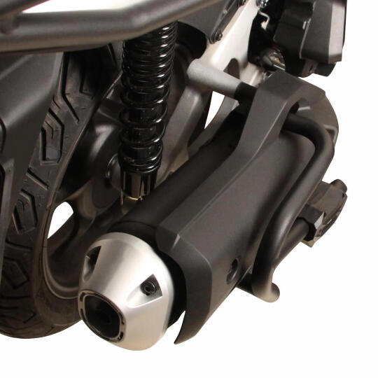 GP Kompozit Honda PCX 125 2021-2026 Uyumlu Egzoz Koruma Demiri Siyah - 3