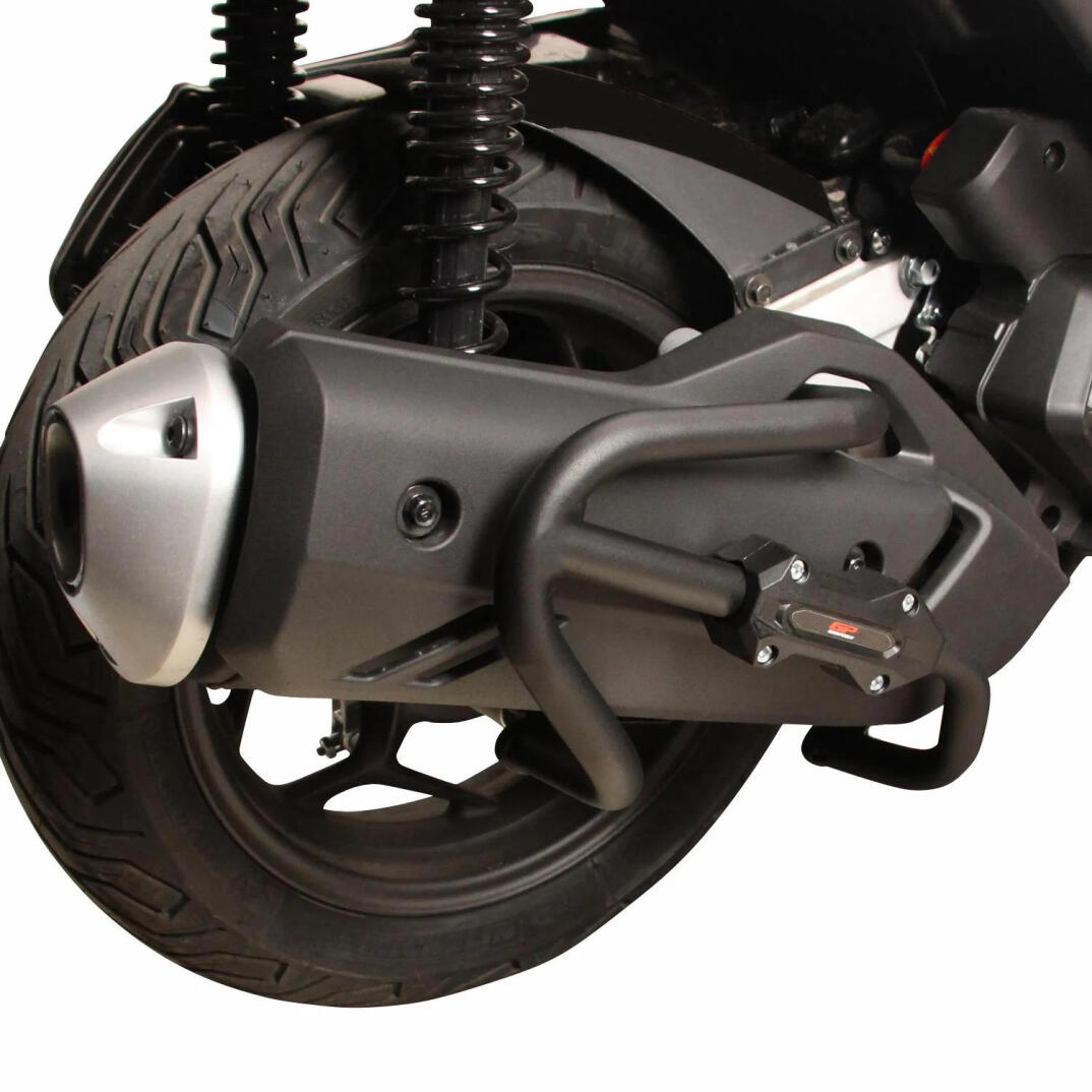 GP Kompozit Honda PCX 125 2021-2026 Uyumlu Egzoz Koruma Demiri Siyah - 4