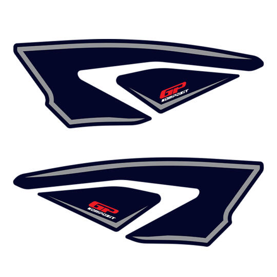 GP Kompozit Honda PCX 125 2025-2026 Uyumlu Artçı Ayak Pad Mavi - 5
