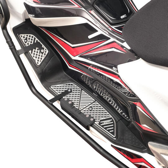 GP Kompozit Honda PCX 125 2025-2026 Uyumlu Basamak Alüminyum Siyah - 4