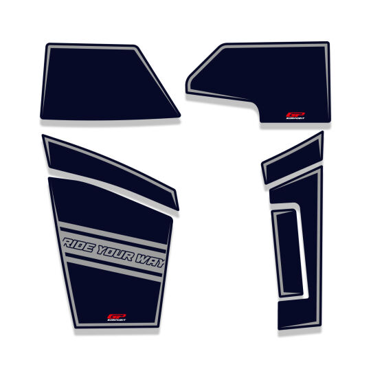 GP Kompozit Honda PCX 125 2025-2026 Uyumlu Full Cep Pad Mavi