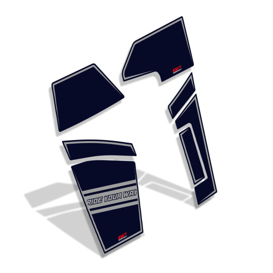 GP Kompozit Honda PCX 125 2025-2026 Uyumlu Full Cep Pad Mavi - 2