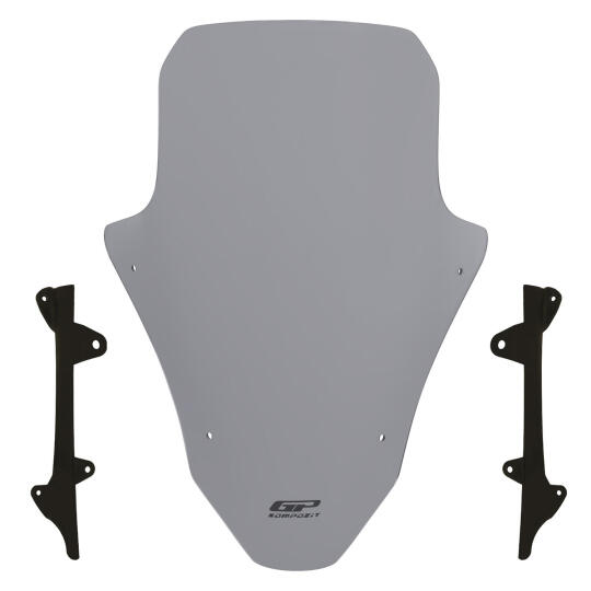 GP Kompozit Honda PCX 125 2025-2026 Uyumlu Ön Cam Gri