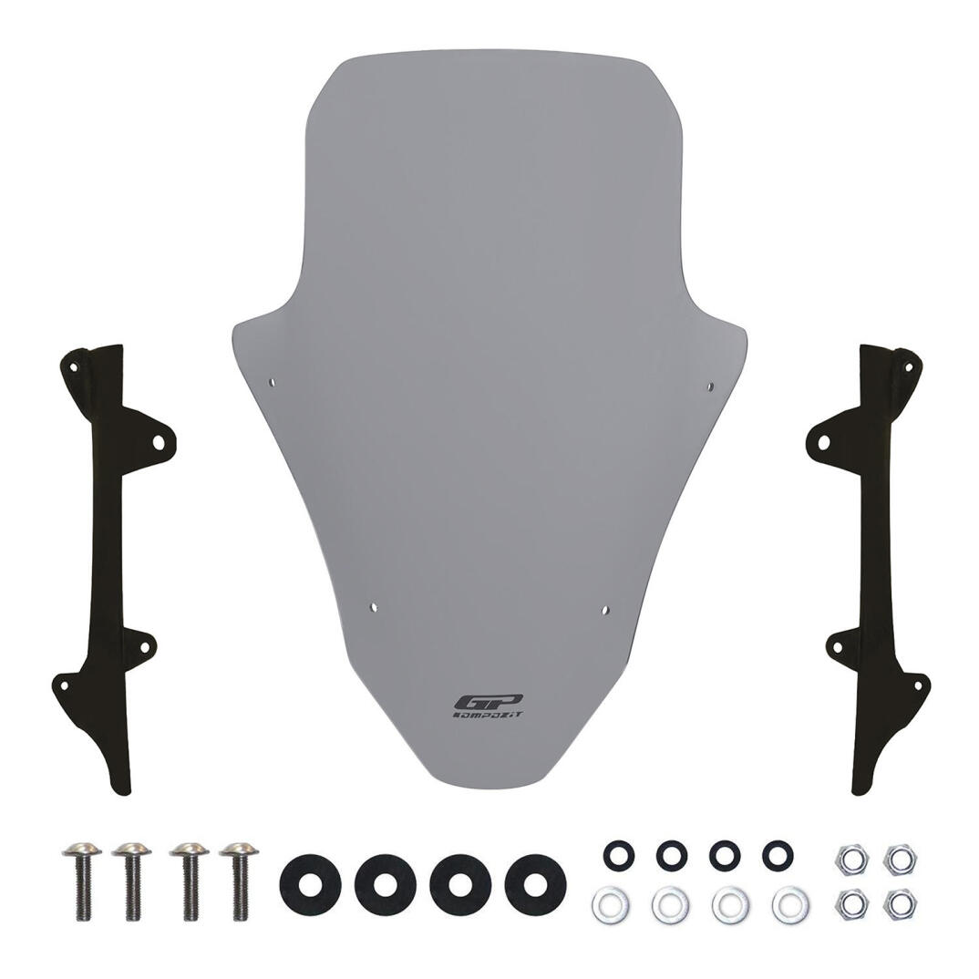 GP Kompozit Honda PCX 125 2025-2026 Uyumlu Ön Cam Gri - 5