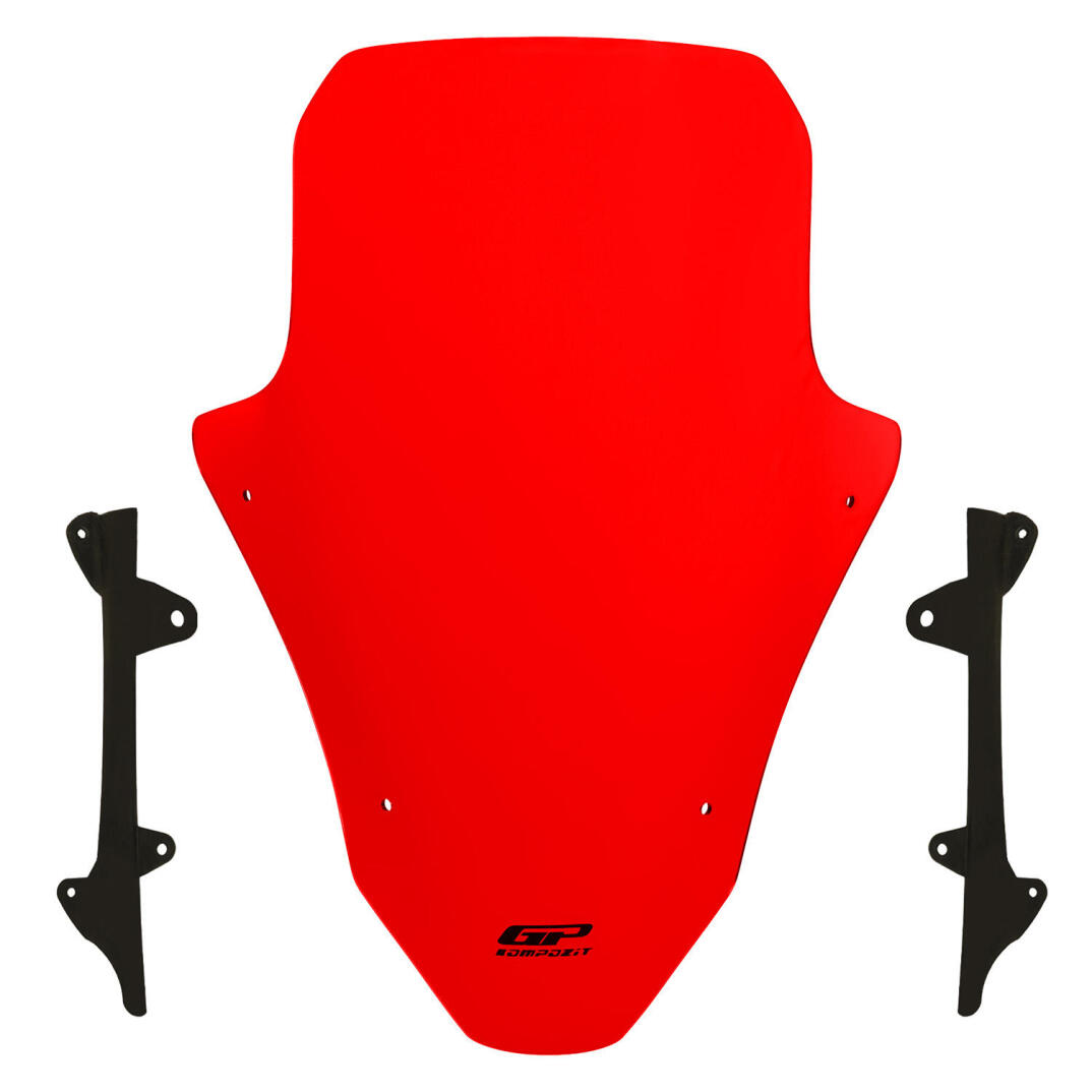 GP Kompozit Honda PCX 125 2025-2026 Uyumlu Ön Cam Kırmızı - 1