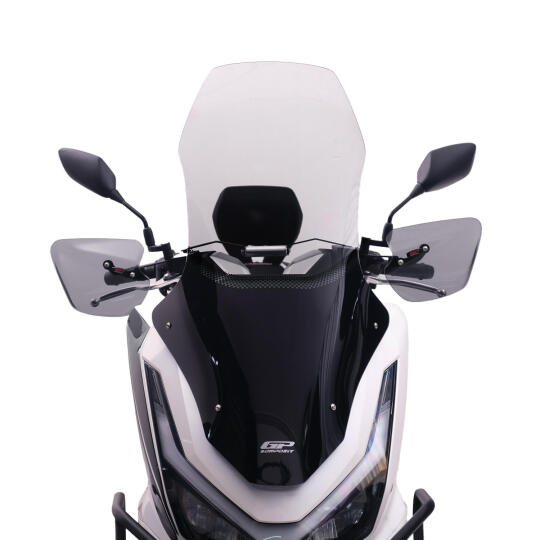 GP Kompozit Honda PCX 125 2025-2026 Uyumlu Ön Tur Camı Füme (1)