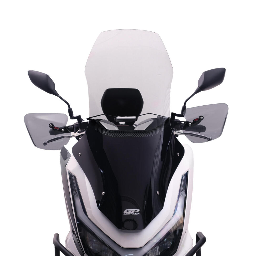 GP Kompozit Honda PCX 125 2025-2026 Uyumlu Ön Tur Camı Füme - 2