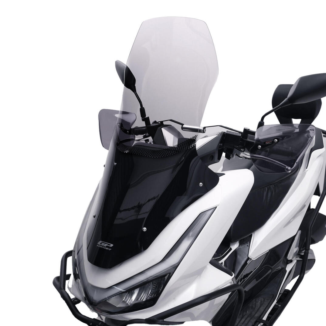 GP Kompozit Honda PCX 125 2025-2026 Uyumlu Ön Tur Camı Füme - 3