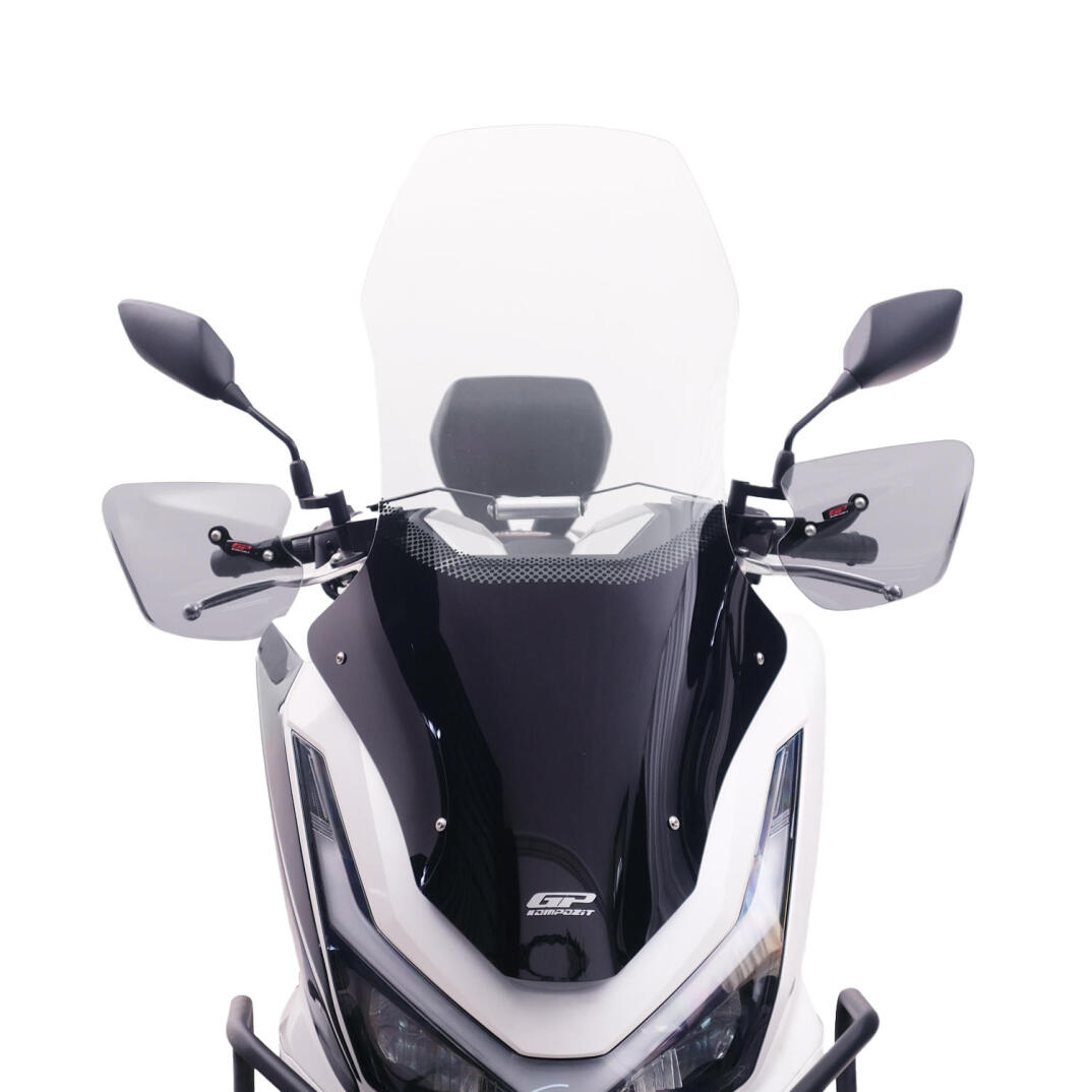 GP Kompozit Honda PCX 125 2025-2026 Uyumlu Ön Tur Camı Şeffaf - 2