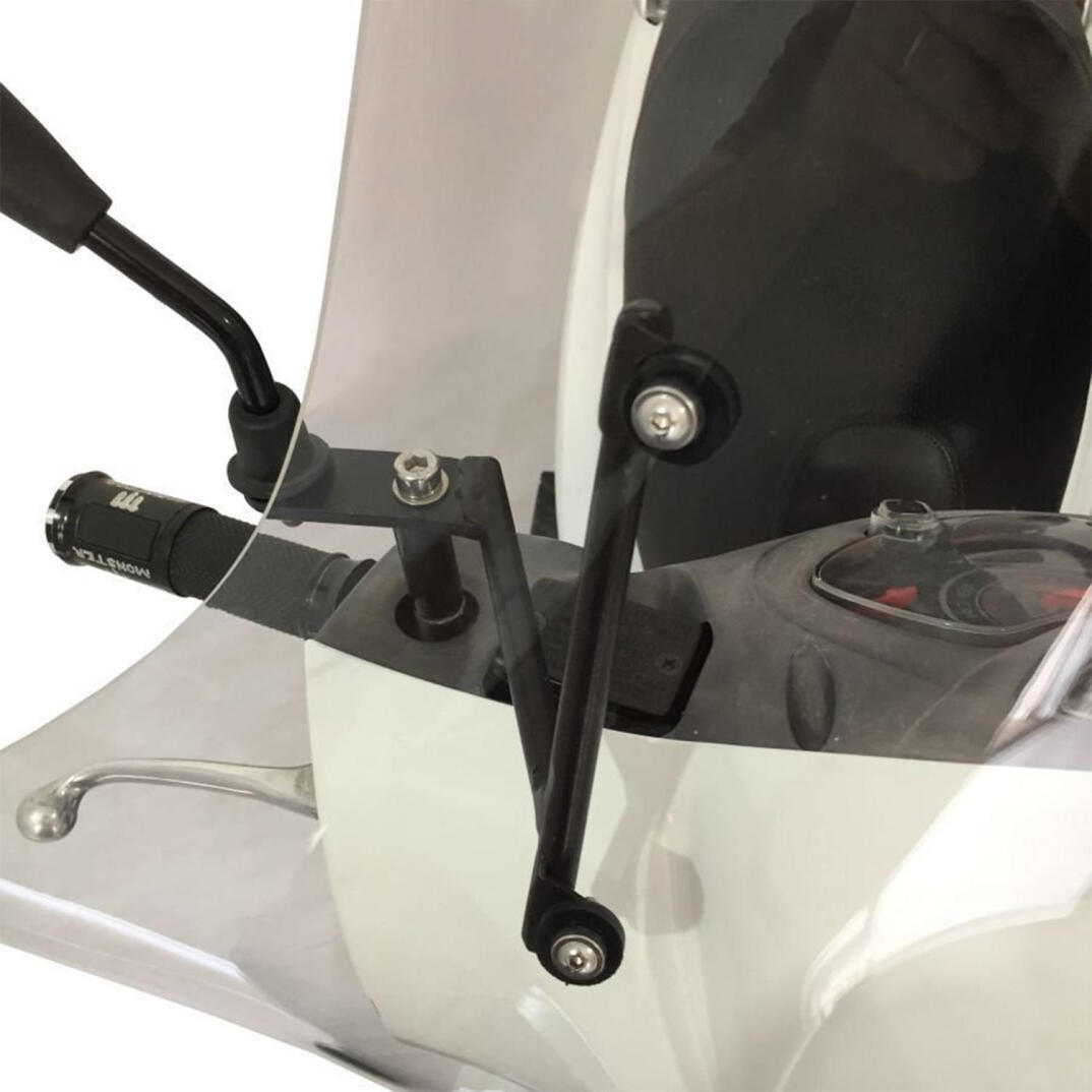 GP Kompozit Honda PS 150 2008-2014 Uyumlu Ön Cam Füme - 3