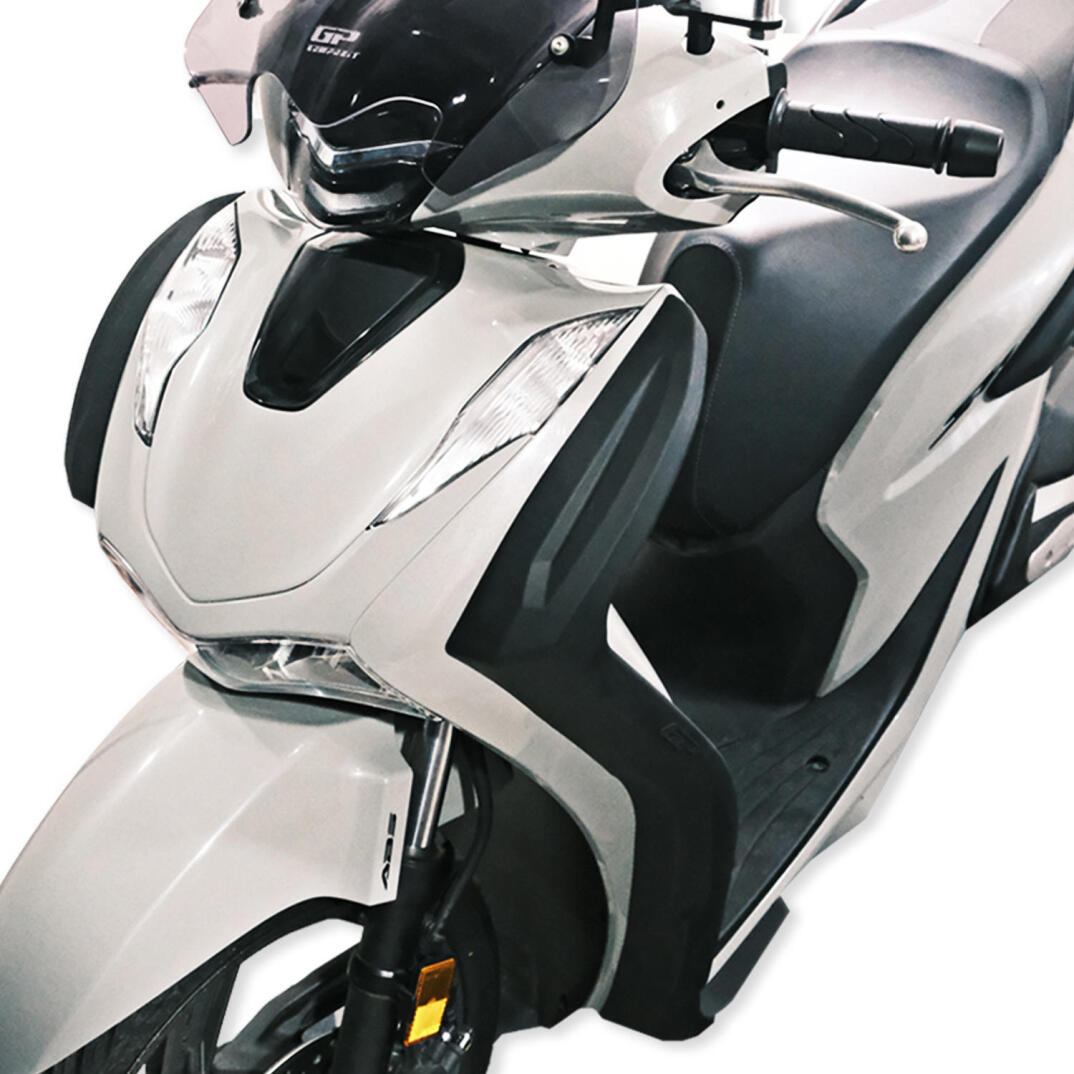 GP Kompozit Honda SH 125 2024-2025 Uyumlu Bacak Koruma Siyah - 3