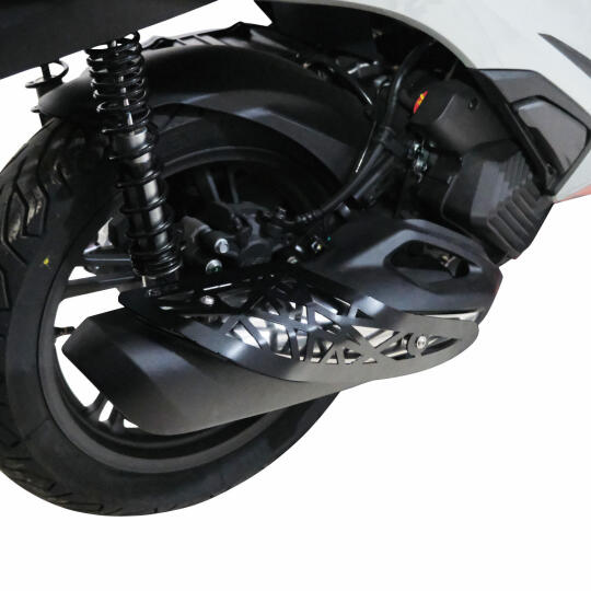GP Kompozit Honda SH 125 2024-2025 Uyumlu Egzoz Koruma Kapağı Siyah - 3
