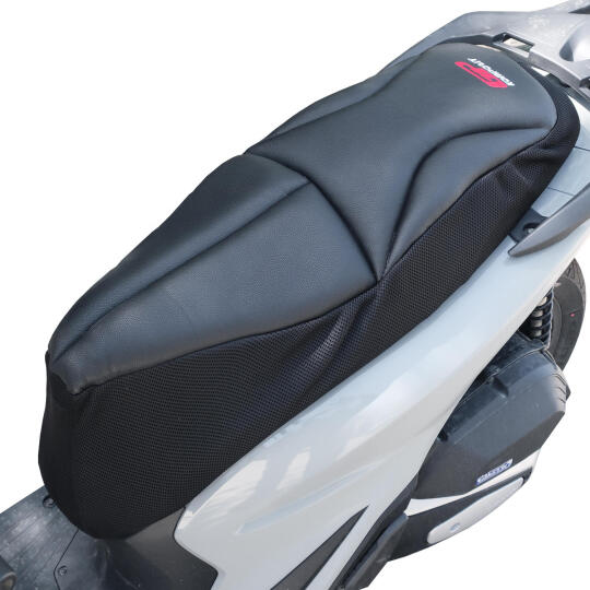 GP Kompozit Honda SH 125 2024-2026 Uyumlu Fileli Motosiklet Konfor Sele Kılıfı Siyah (1)