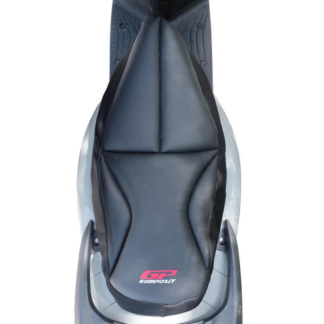 GP Kompozit Honda SH 125 2024-2026 Uyumlu Fileli Motosiklet Konfor Sele Kılıfı Siyah - 3