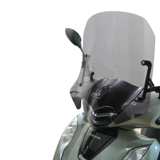 GP Kompozit Honda SH 125 2024-2026 Uyumlu Kısa Ön Cam Füme - 3