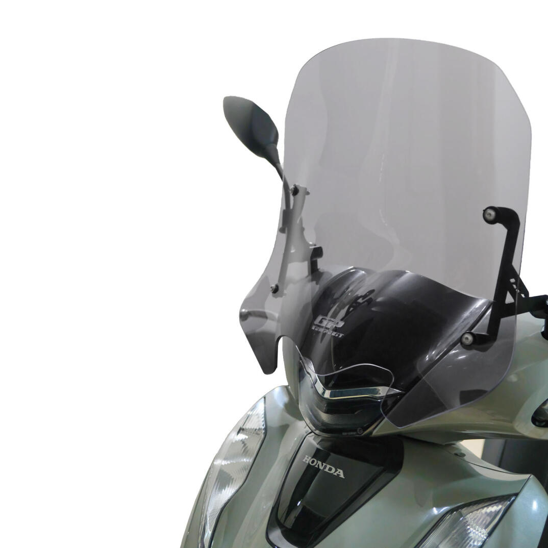GP Kompozit Honda SH 125 2024-2026 Uyumlu Kısa Ön Cam Füme - 3