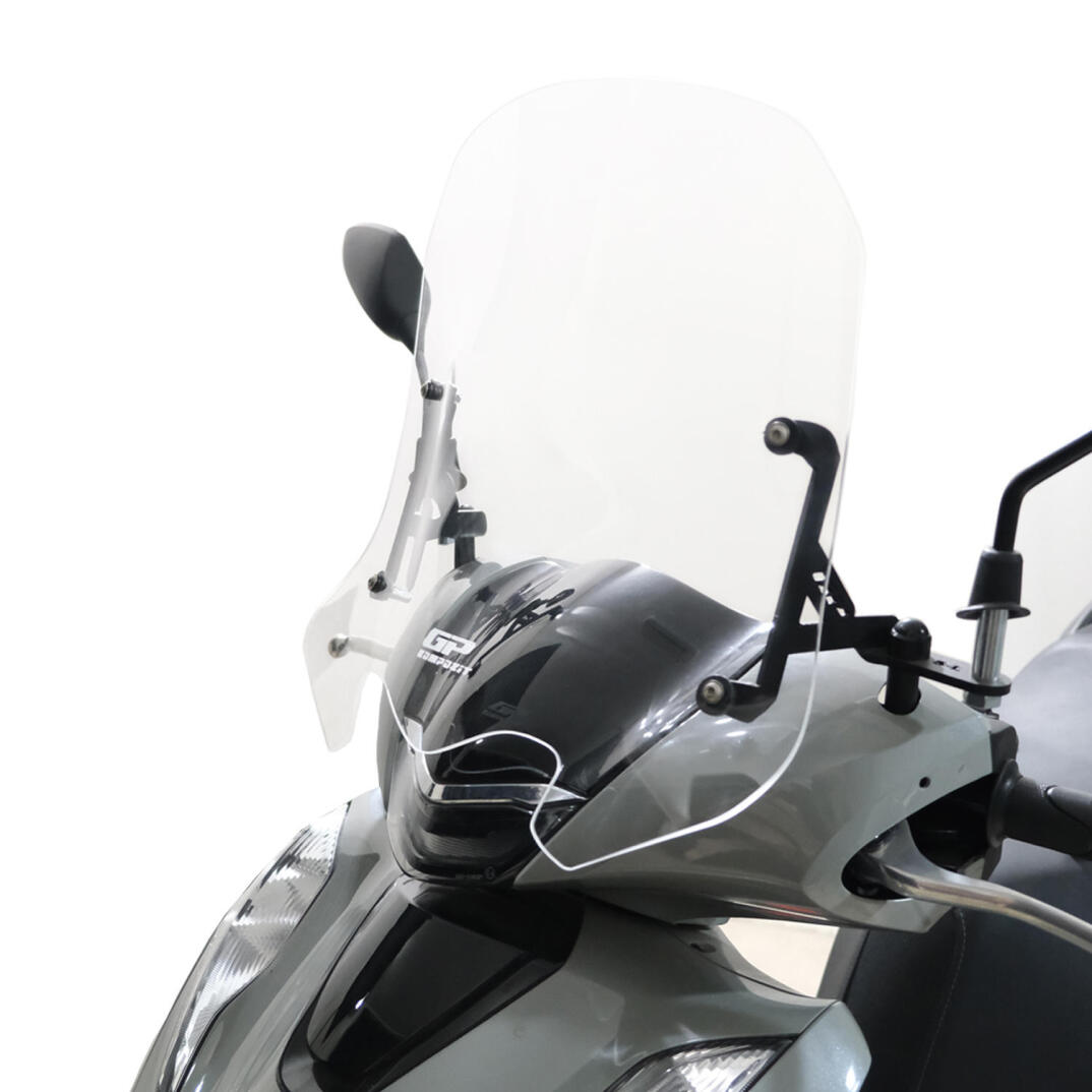 GP Kompozit Honda SH 125 2024-2026 Uyumlu Kısa Ön Cam Şeffaf - 3