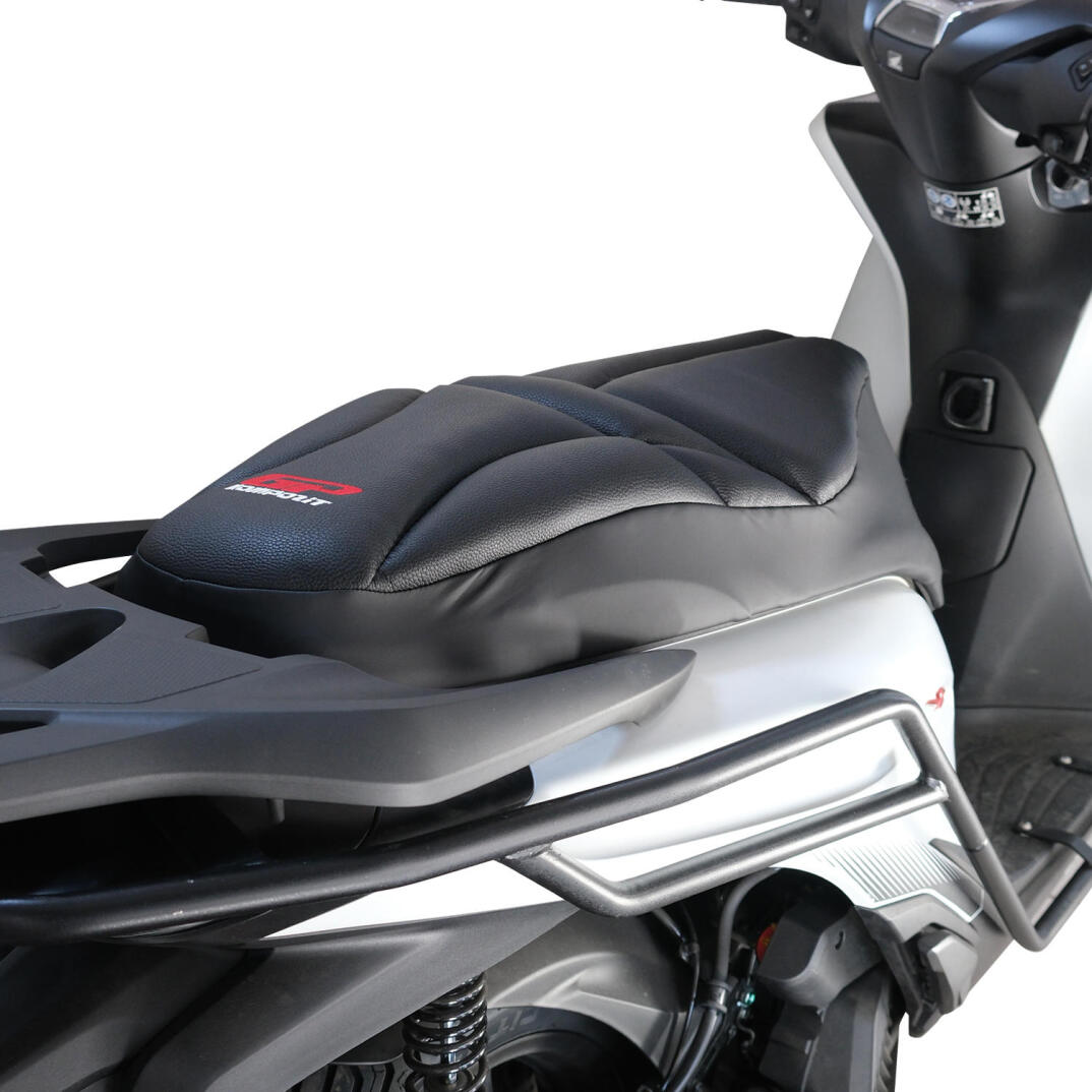 GP Kompozit Honda SH 125 2024-2026 Uyumlu Motosiklet Konfor Sele Kılıfı Siyah - 3
