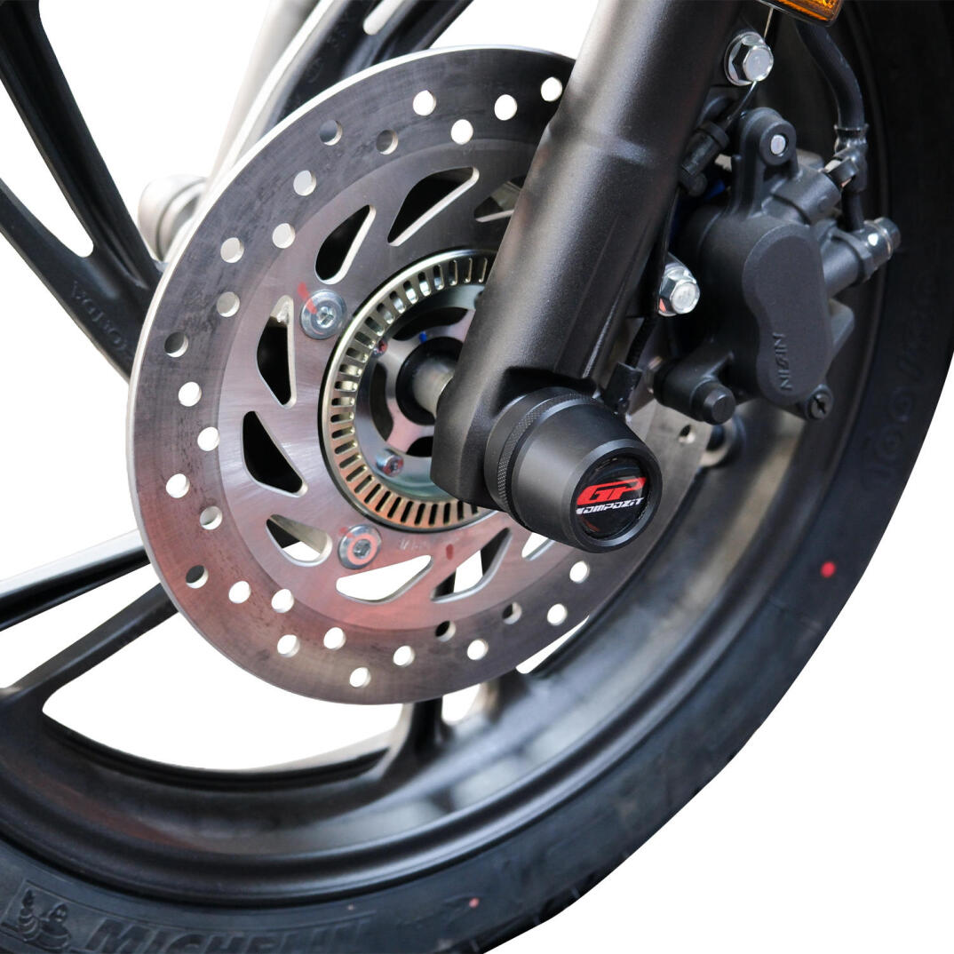 GP Kompozit Honda SH 125 2024-2026 Uyumlu Ön Aks Koruma Takozu Siyah - 2