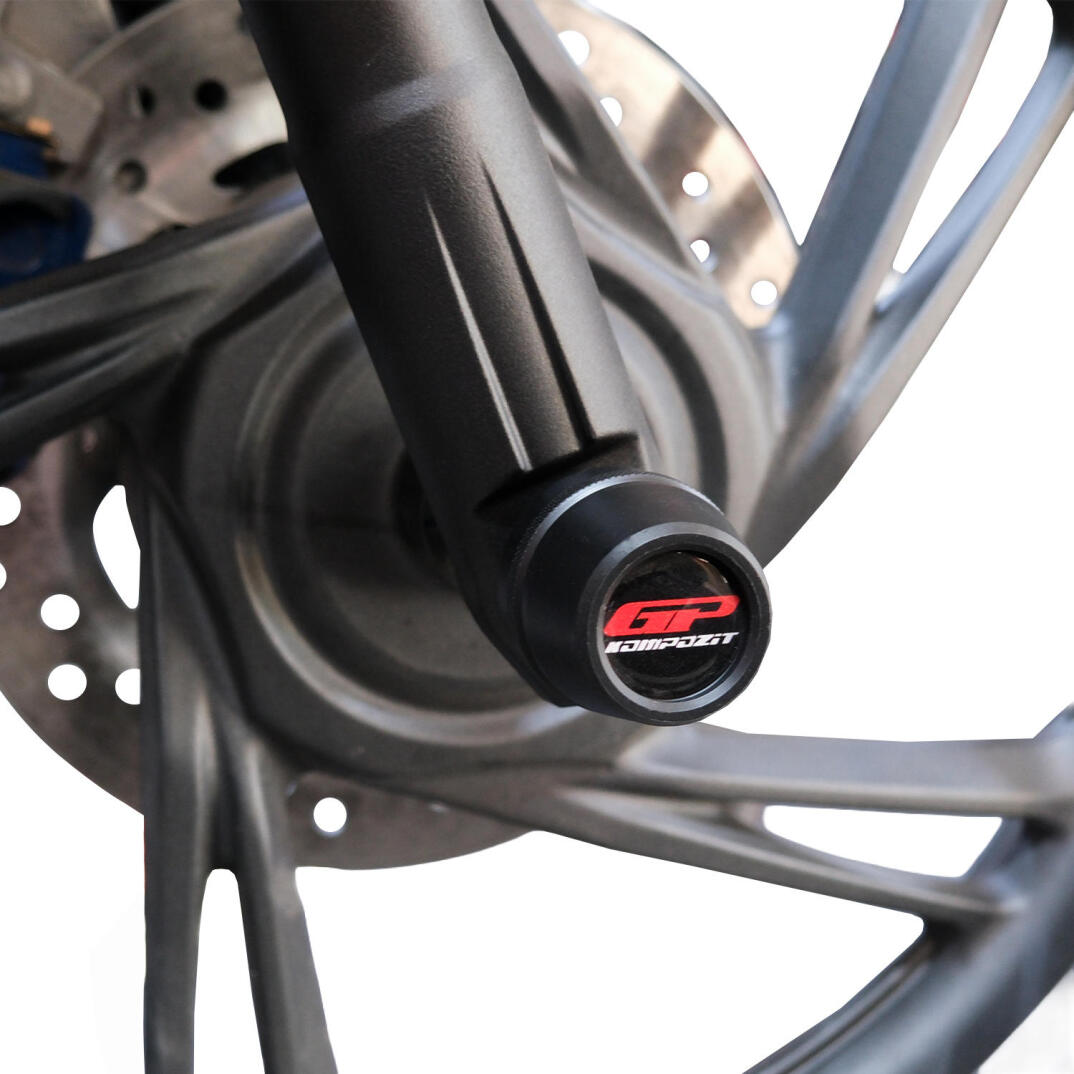 GP Kompozit Honda SH 125 2024-2026 Uyumlu Ön Aks Koruma Takozu Siyah - 4