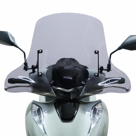 GP Kompozit Honda SH 125 2024-2026 Uyumlu Ön Cam Füme (1)