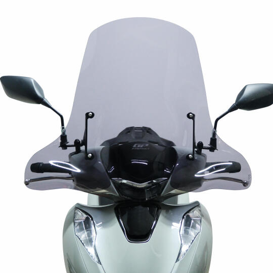GP Kompozit Honda SH 125 2024-2026 Uyumlu Ön Cam Füme - 4