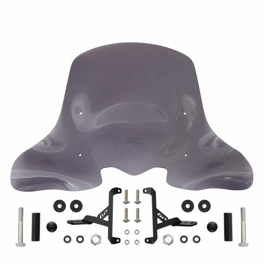 GP Kompozit Honda SH 125 2024-2026 Uyumlu Ön Cam Füme - 7