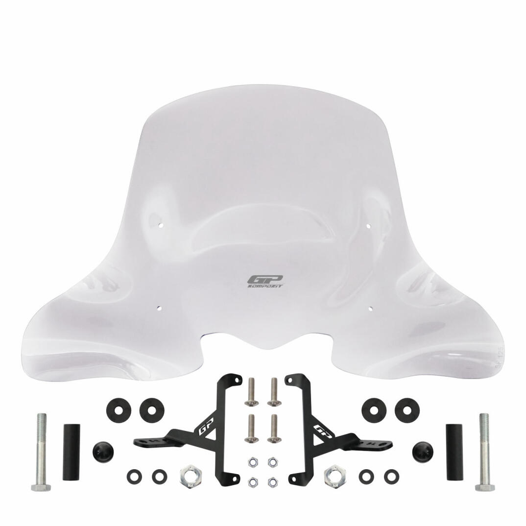 GP Kompozit Honda SH 125 2024-2026 Uyumlu Ön Cam Şeffaf - 7