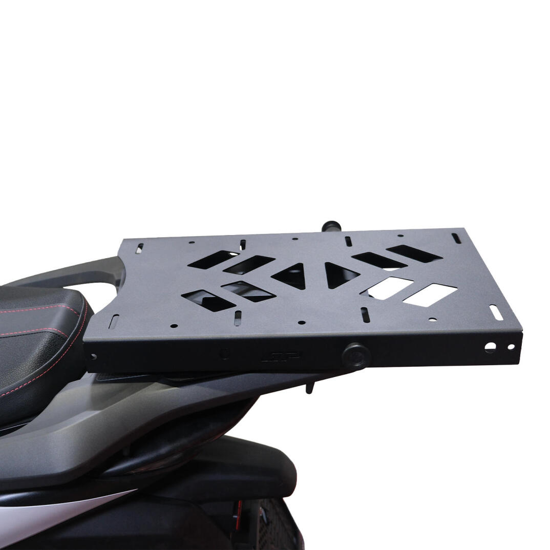 GP Kompozit Honda SH 125 2024-2026 Uyumlu Pratik Tak-Çıkar Kızaklı Arka Çanta Demiri Siyah - 4