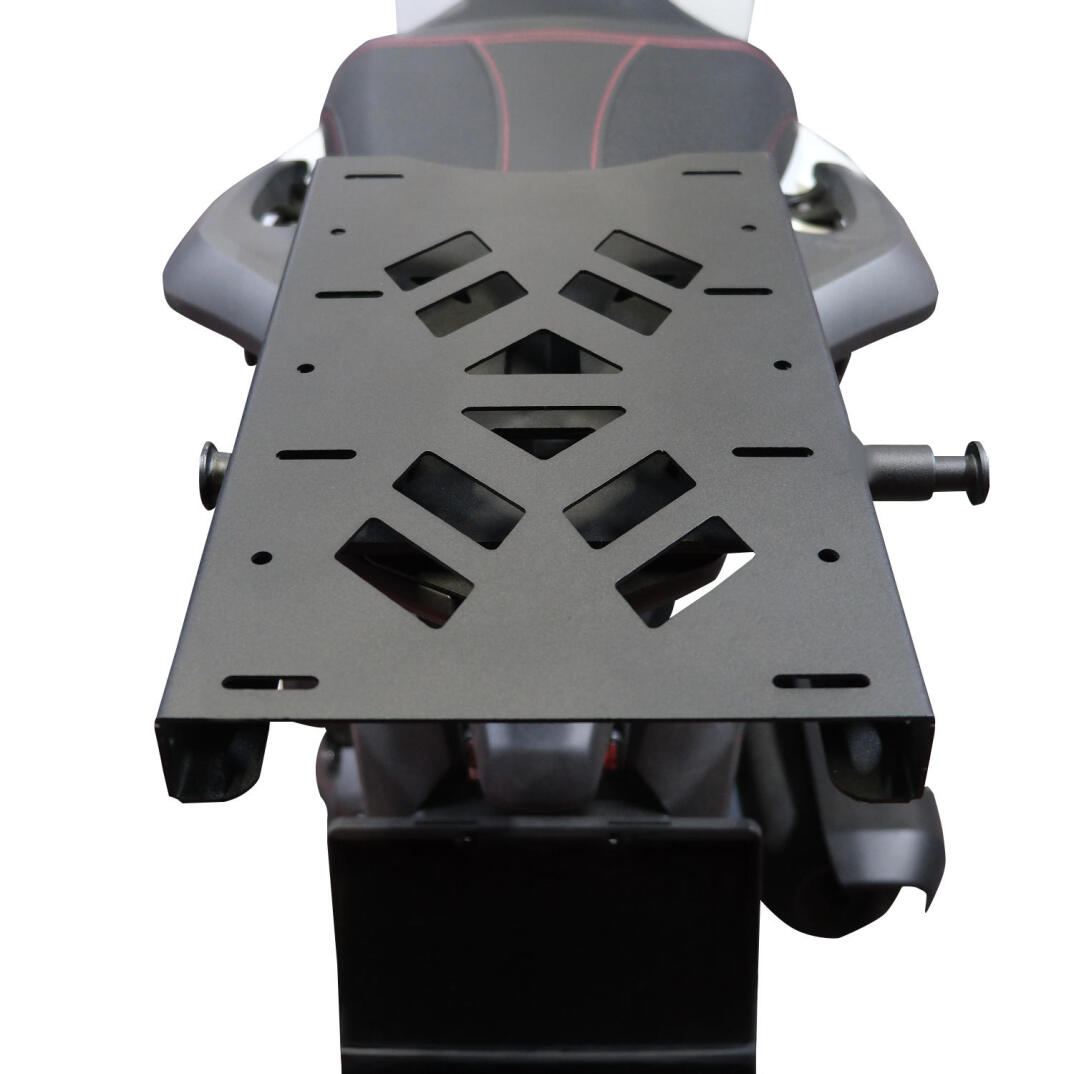 GP Kompozit Honda SH 125 2024-2026 Uyumlu Pratik Tak-Çıkar Kızaklı Arka Çanta Demiri Siyah - 5