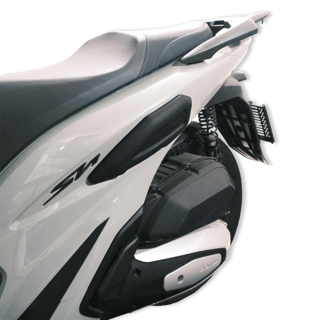 GP Kompozit Honda SH 125 2024-2026 Uyumlu Sele Altı Grenaj Koruma Siyah - 3